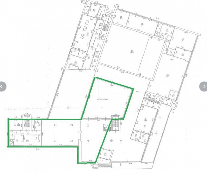 Аренда торгового помещения Гостиница Юность