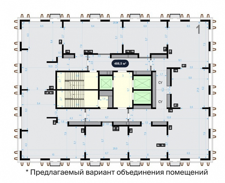 Продажа офиса Бизнес-центр 