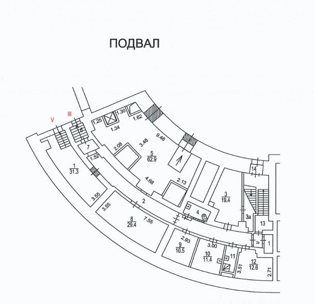 Аренда офиса Жилое здание 