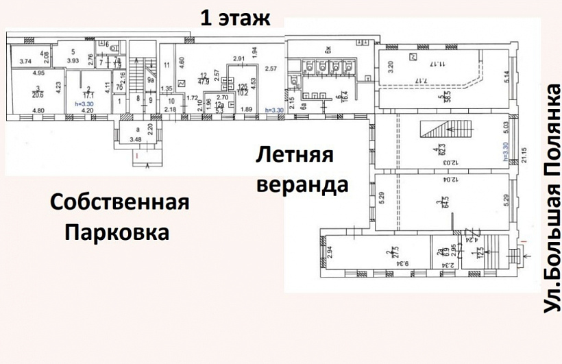 Продажа торгового помещения Особняк «Большая Полянка 39с1»