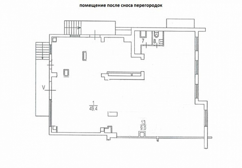 Аренда торгового помещения Жилое здание 