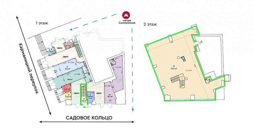 Аренда торгового помещения БЦ Арбат
